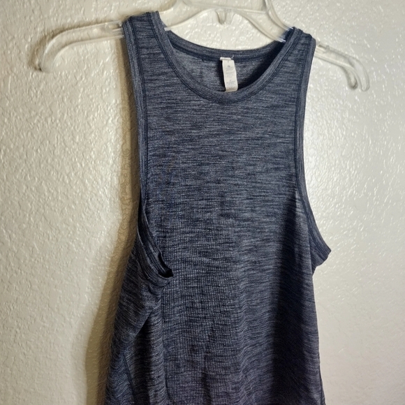 Lululemon Cardio Squad Tank II Heathered Black sz 4 - Picture 3 of 7